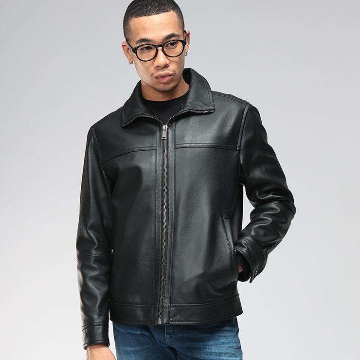 HUGO BOSS（ヒューゴ・ボス） レザージャケット メンズ ナッパレザー