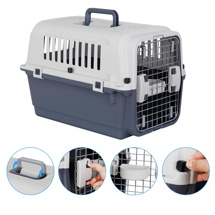 在庫僅少」Mサイズ ペットキャリー 犬用 猫用 ハードケース キャリー