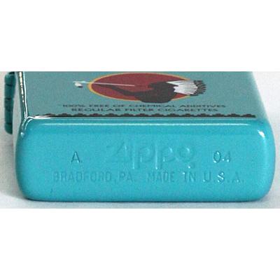 ZIPPO（ジッポー） 「ナチュラルアメリカンスピリット」 A.ブルー色