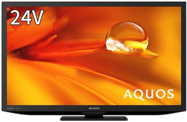 SHARP AQUOS 2T-C24DE-B（ブラック） AQUOS 液晶テレビ、薄型テレビ