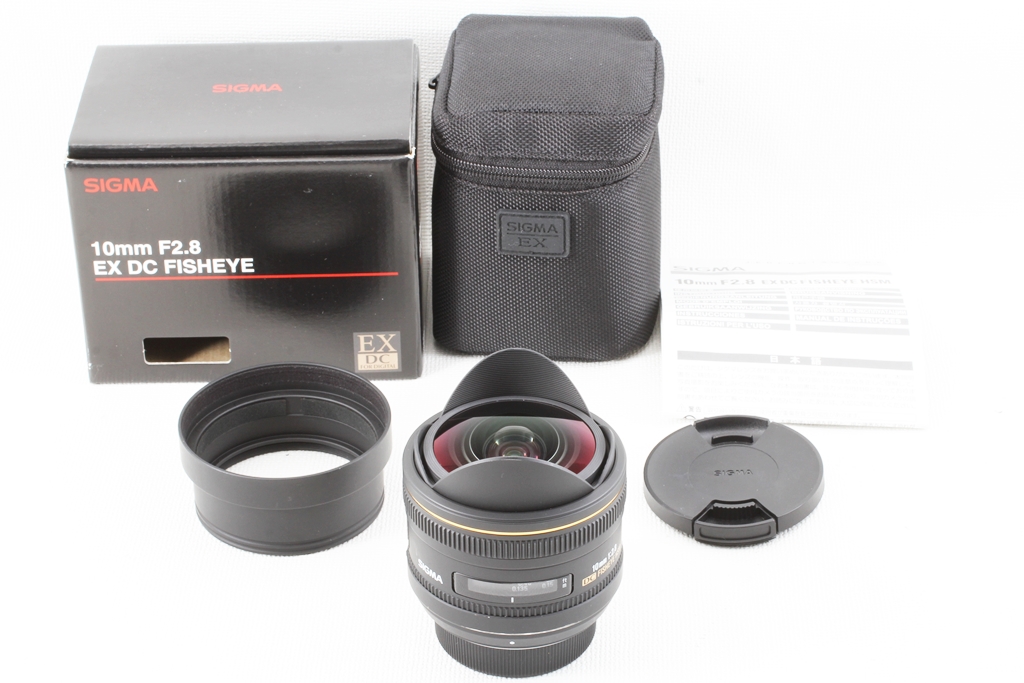 SIGMA シグマ 10mm F2.8 EX DC FISHEYE HSM ソニー用 交換レンズ - 最