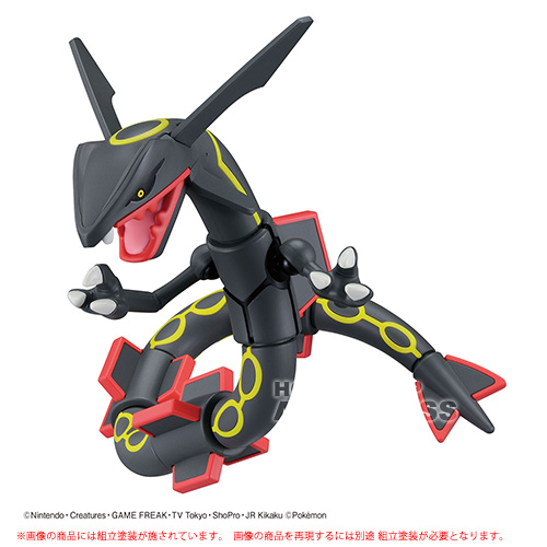 黒いレックウザ メガリザードンY メガルカリオ ポケモンプラモ