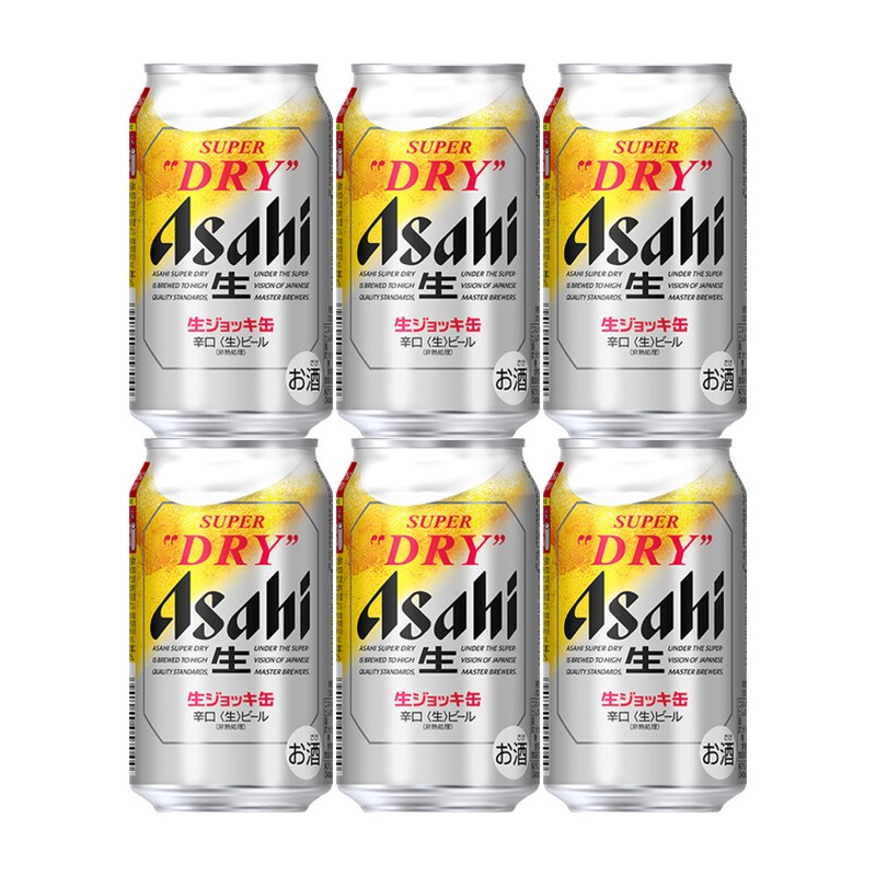 アサヒ スーパードライ 生ジョッキ缶 340ml缶 6缶パック 国産ビール