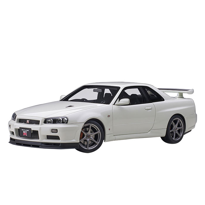 オートアート 日産 スカイライン GT-R （R34）Vスペック II （ホワイト