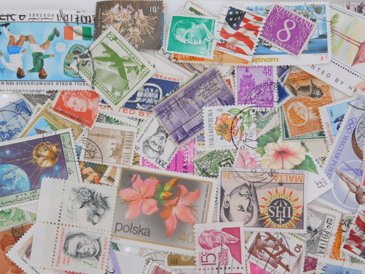 海外切手 外国切手 世界各国 1000枚 アンティーク品 ヨーロッパ