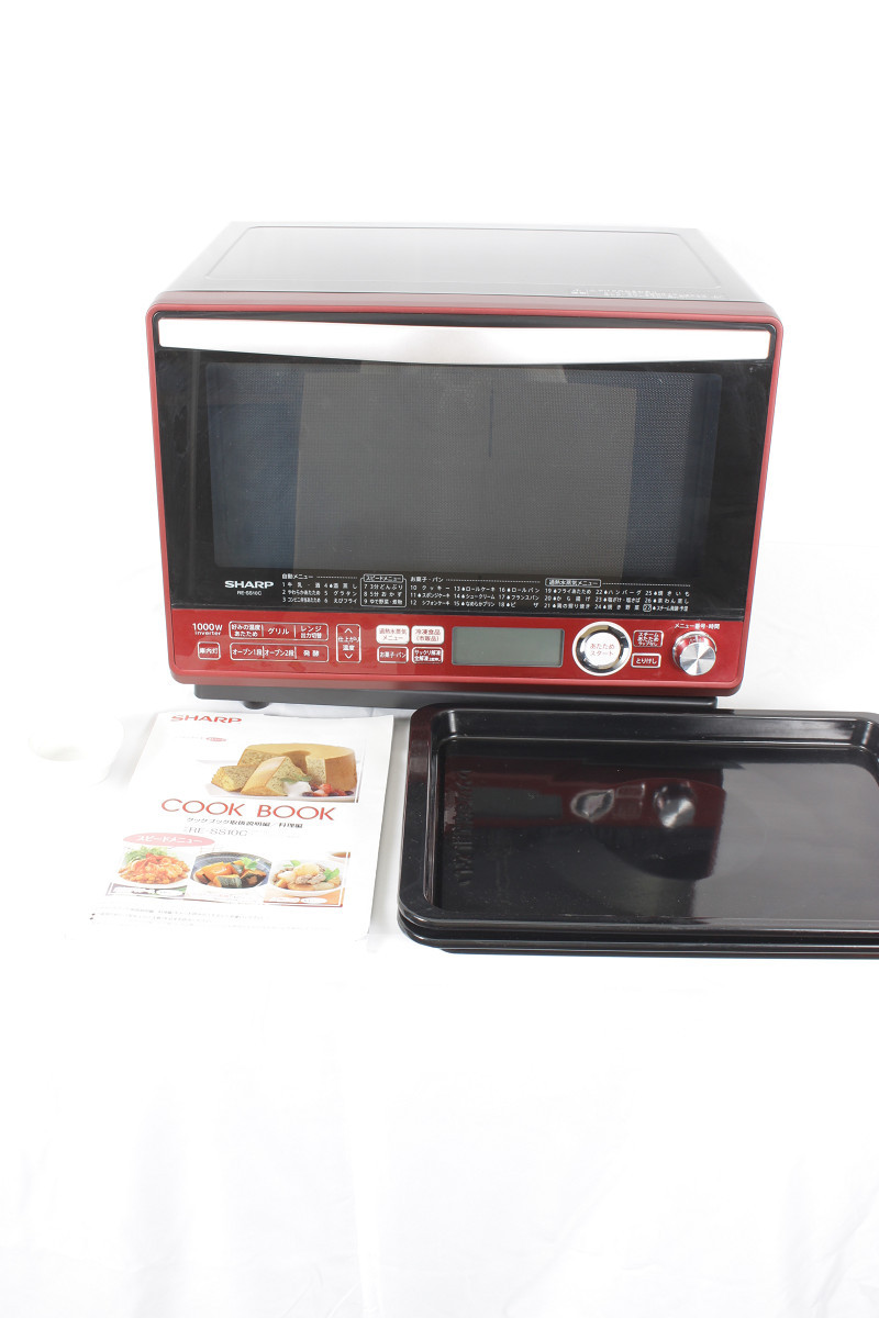 SHARP シャープ 過熱水蒸気オーブンレンジ RE-SS10C-R （レッド） 電子