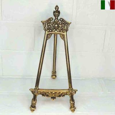 イタリア真鍮イーゼル特大2 特大 イタリア製 ゴールド イーゼル 皿立て