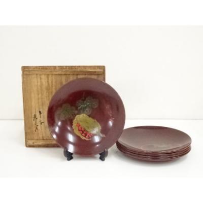 未使用】象彦 懐石盆 吹上盆5枚セット 保管品 木箱付き 2026年最新