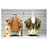 高砂 一刀彫木彫人形(尉と姥) ともえやYahoo!店 - 高砂人形 尉と姥