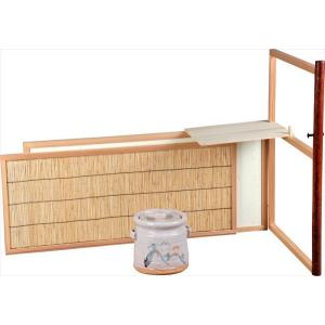 小袋棚 即中斎好写 ※上撮付 小林湖舟作 ※風炉先・水指・真形釜添唐銅