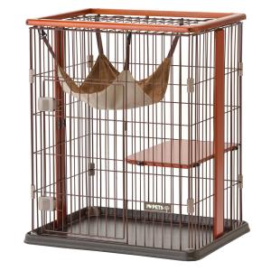 マルカン キャットフレンドルーム スリム2段 猫 ケージ CT-322 : PC