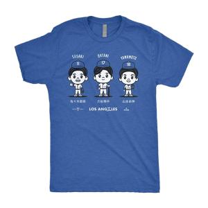 山本由伸 小ライオン Tシャツ インディゴ Mサイズ 山本由伸 絶叫