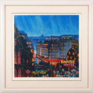 熊本城 絵画 風景画 リトグラフ 版画 ブライアン・ウィリアムズ 「風