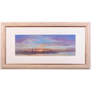 パリ 風景画 絵画 フランス リトグラフ 版画 レトロ 絵 マルコ