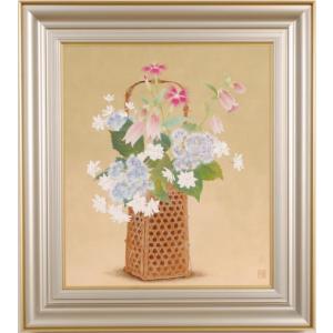 岩澤重夫 渓流 絵画 日本画 和風 風景画 一点物 インテリア