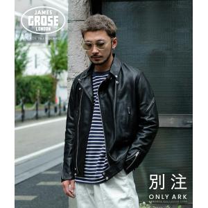 JAMES GROSE ジェームスグロース CLUBMAN JACKET カウハイド クラブ