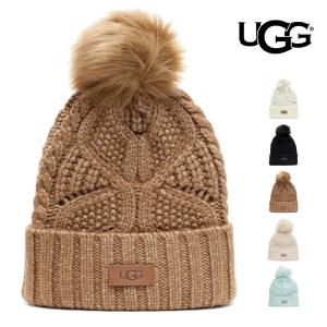 UGG（アグ） 並行輸入品 ニット帽 レディース ニットキャップ ボンボン