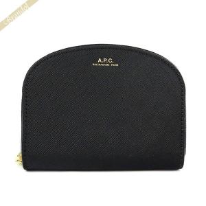 A.P.C.（アーペーセー） 二つ折り財布 レディース ブラック PXAWV