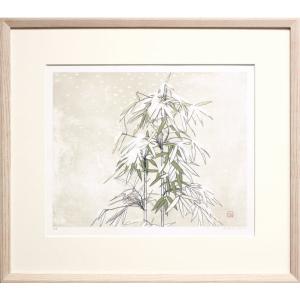 田渕俊夫「 収穫の頃 」 オリジナル 銅版画 エッチング 版画 日本画