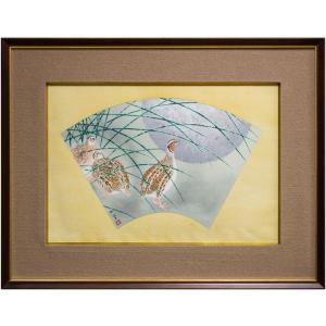 上村松篁 「 芳春 」 孔版画 シルクスクリーン : 内田画廊 - 通販