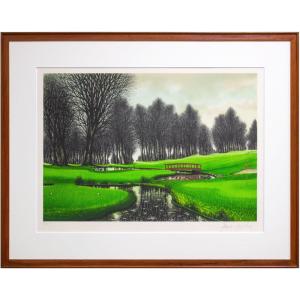 ジャック ・ デペルト フォレストオークゴルフ場 リトグラフ 版画 絵画