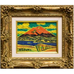 田村 一 「 スペイン壷と赤い薔薇 」 油絵 ・ 油彩画 F6 ( 6号 ) 絵画