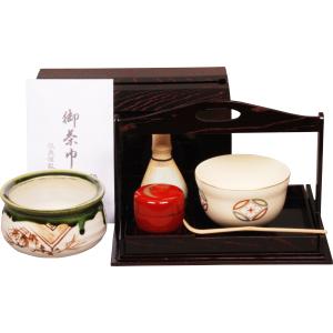 茶道具 香合 赤玉 犬山焼 お茶 茶道 丸香合 蓋物 陶器 小物入れ : 尾関