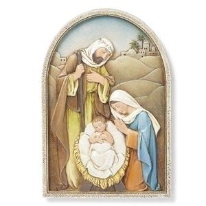 イエスキリストご降誕の置物 ヴィンテージ風 クリスマスツリー型