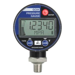 長野計器 GC04-174-24BXX3XXXXX0 高精度デジタル圧力計 連成圧 -0.1