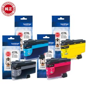 ブラザー工業 LC412XL-4PK 顔料 インクカートリッジ 大容量タイプ 4色