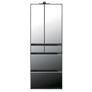 日立（HITACHI） 6ドア冷蔵庫 まんなか冷凍 観音開き 540リットル HXCC