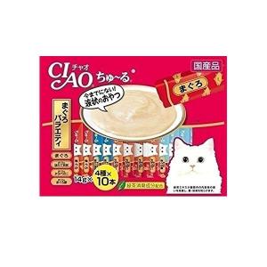 INABA ちゅ〜る チャオ まぐろバラエティ 4種 40本入り 国産 猫 いなば