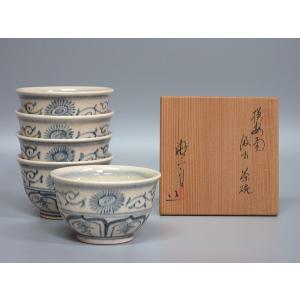 丹波焼四耳飾壺 尾中窯 市野克（二代市野信水）造 共箱 : 茶道具商 越