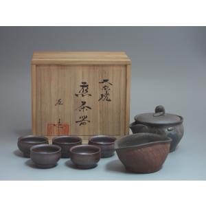 煎茶器セット 九谷焼 色絵山水図（本体のみ） : 茶道具商 越中屋