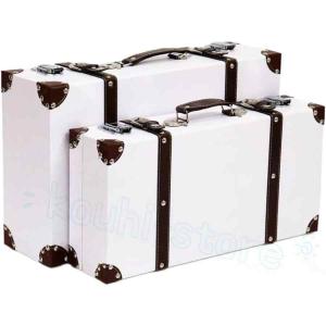 ヴィンテージ 昭和レトロ アルミトランク スーツケース カギ無 : SK