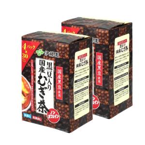 伊藤園（ITO EN） （4袋セット 伊藤園 黒豆入り国産麦茶 30袋×4パック