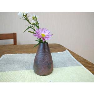 ○フラスコ花入(大)/津軽金山焼 金山焼 花器 花入れ 花瓶 花 ギフト