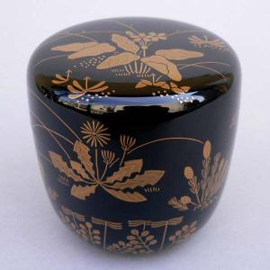 茶道具 春の野蒔絵大棗（了々斎好写 宗景作） : 茶道具春日園ヤフー店