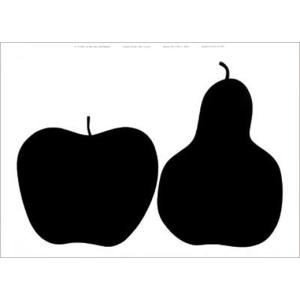 DANESE（ダネーゼ） ポスター フレーム付 Tre，la mela e la pera