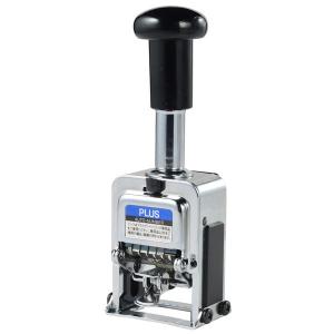 ライオン事務器 ナンバリング C-77 7桁 7様式 E字体 : 文具・事務用品