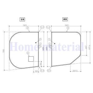 TOTO お風呂のふた 風呂ふた ラウンド浴槽向け断熱ふろふた 組みふた