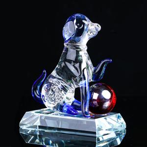 申 十二支 置物 クリスタルガラス k9 風水 開運 干支 申年 猿 お守り