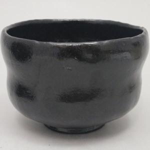 茶碗 茶道具 佐々木昭楽 作 黒楽茶碗(成雲軒印) : 茶道具専門店 (有