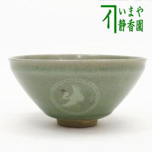 茶道具 抹茶茶碗 唐津焼き 井戸型 徳沢守俊作 須惠窯 裏梅花皮あり