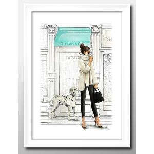 Tiffany & Co ティファニー 高級 キャンバス アート 絵ポスター A1