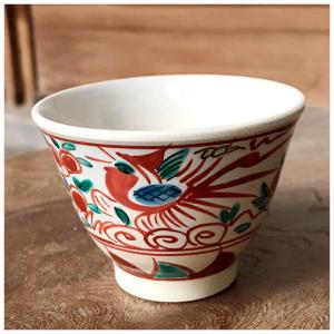 犬山焼 赤絵千切蓋置 尾関作十郎造 共箱 : 茶道具商 越中屋 - 通販