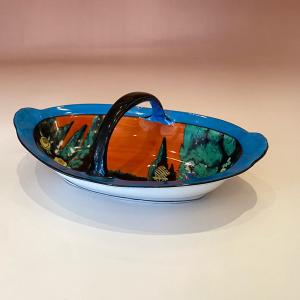 ノリタケ オールドノリタケ アールデコ デコレディプレート グリーン