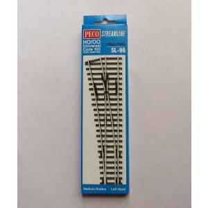 PECO SL-385 Nゲージ (9mm) 脱線ポイントレール(左) コード80 (非選択