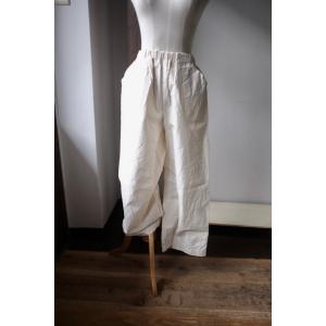 YAMMA ヤンマ産業 会津木綿 キュロットパンツ ロング丈 acr-pt-l