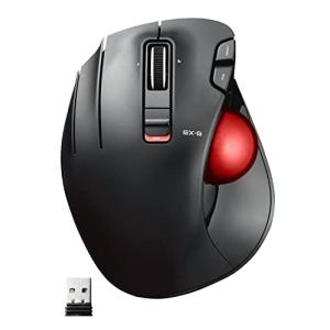 エレコム マウス ワイヤレス トラックボール (親指) 左手専用 赤玉 6